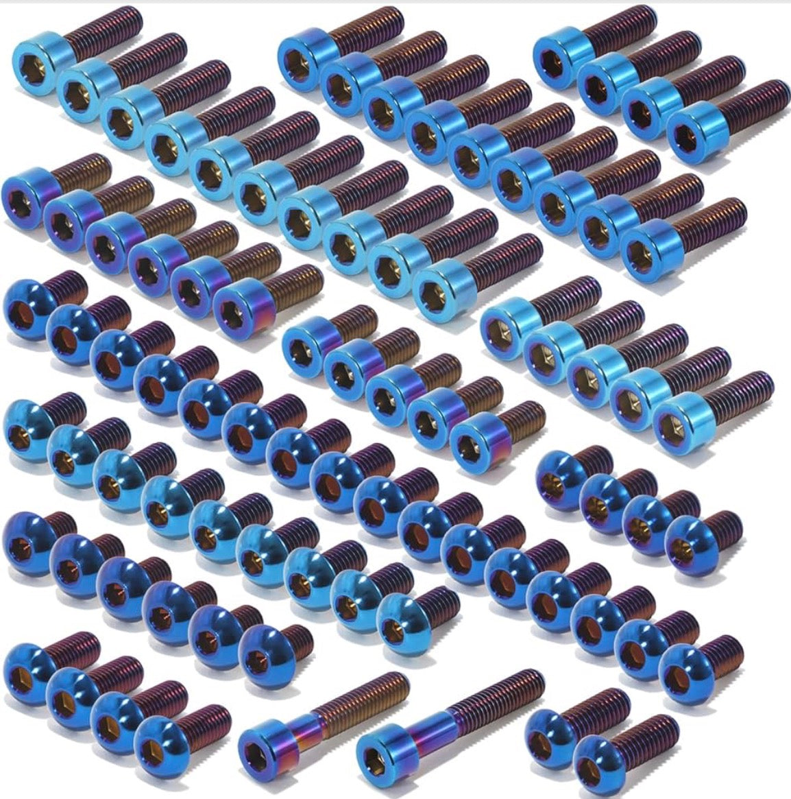 Titanium bolt kit
